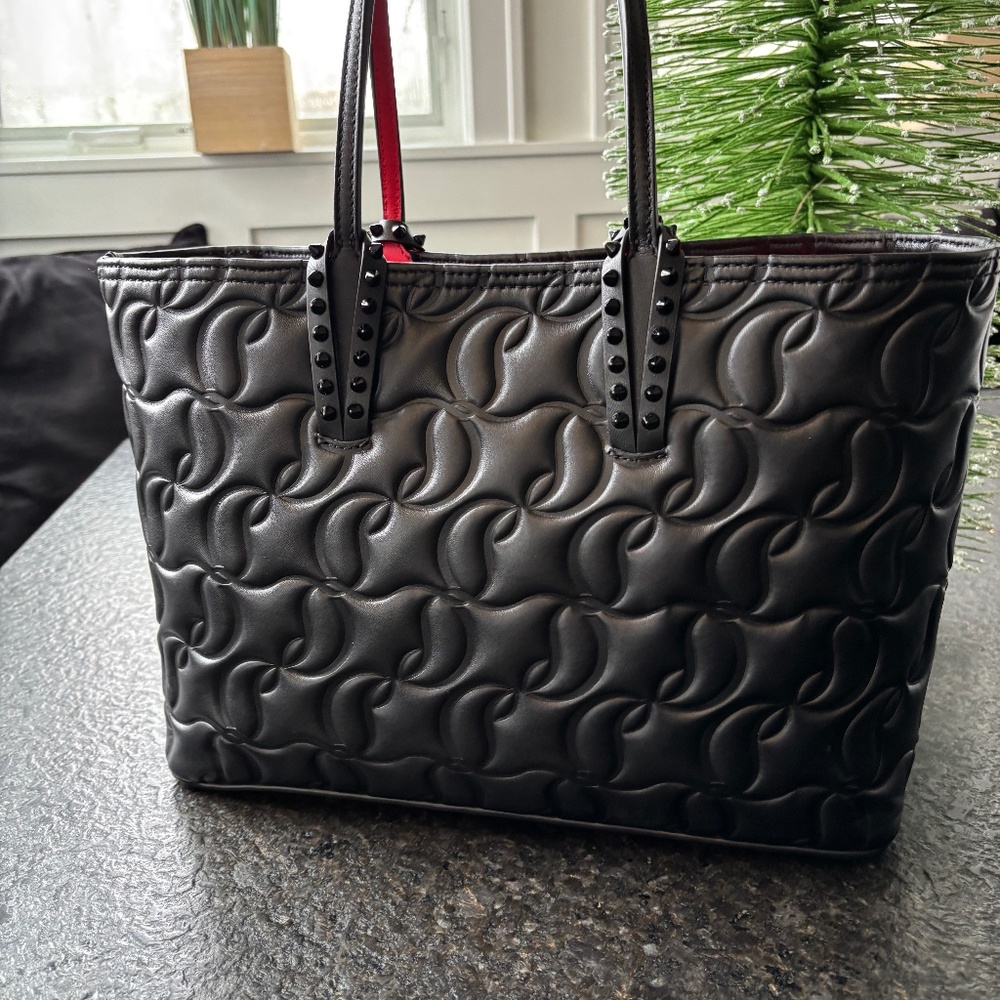 Christian Louboutin Nappa Embossed East West Cabata Tote
